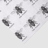 Honig Schwarze Hummel Arbeiterbiene Seidenpapier (Ausschnitt)