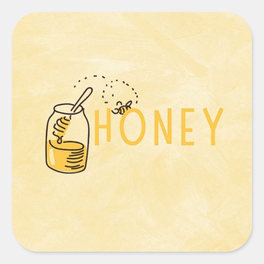 Honig Sticker (Vorderseite)