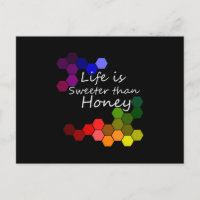 Honig Thema mit positiven Worten