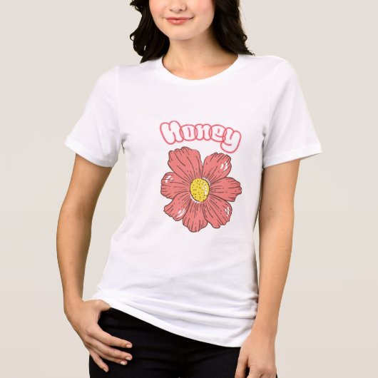 Honig Tri-Blend Shirt (Vorderseite)