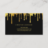 Honig-Tropfen-Visitenkarte Visitenkarte (Rückseite)