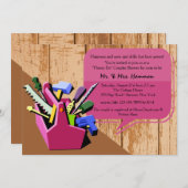 Honig-Tun Paar-Duschen-Einladung Einladung (Vorne/Hinten)