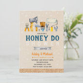 Honig tut Thema-Party Einladung (Stehend Vorderseite)