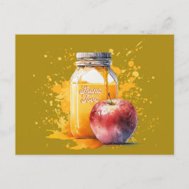 Honig und Apple Shana Tova Postkarte