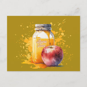 Honig und Apple Shana Tova Postkarte