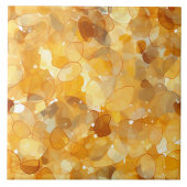 Honig und Bernstein Kieselformen Abstract Fliese