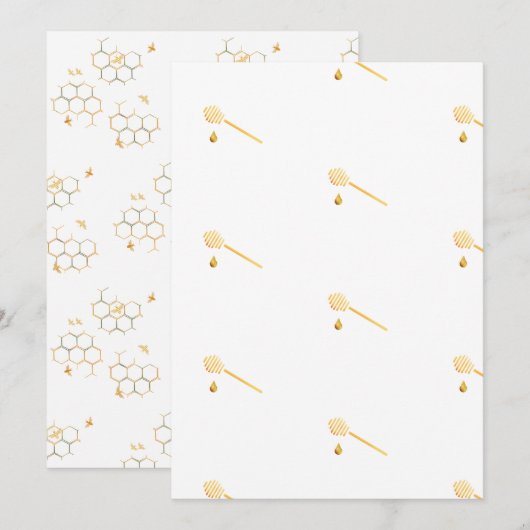 Honig und Bienen (Vorne/Hinten)