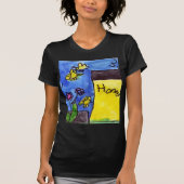 Honig-und Bienen-Motiv T-Shirt (Vorderseite)