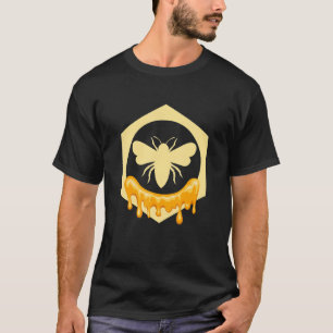 Honig und Bienen Silhouette Natur Wildtiere T-Shirt