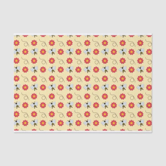 Honig und Blume Seidenpapier (Vorderseite)