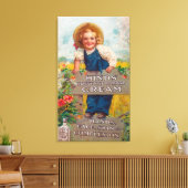 Honig und Mandelcreme Leinwanddruck (Insitu (Wohnzimmer))