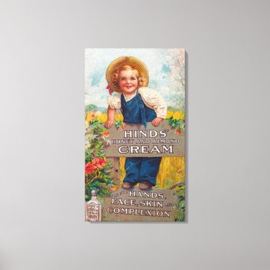 Honig und Mandelcreme Leinwanddruck (Vorderseite)