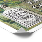 Honig und Mandelcreme Poster (Ecke)