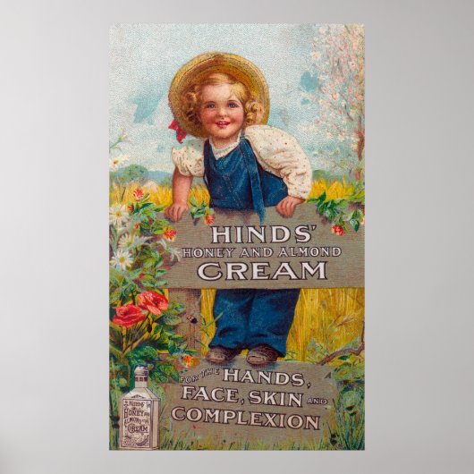 Honig und Mandelcreme Poster (Vorne)