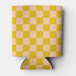 Honig und Peach Checkerboard Dosenkühler