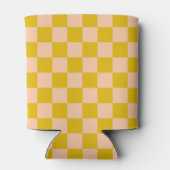 Honig und Peach Checkerboard Dosenkühler (Rückseite)