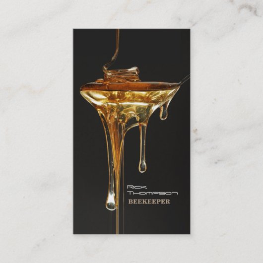 Honig-Verkäufer-/Imker-Bienen-süßer Visitenkarte (Vorderseite)