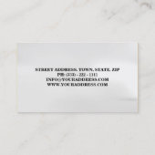 Honig-Verkäufer/Imker-geschmackvolle süße Biene Visitenkarte (Rückseite)