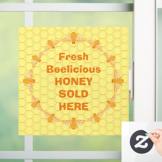 Honig verkauft fensteraufkleber (Zuhause)