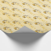 Honig-Verpackungspapier Geschenkpapier (Ecke)