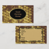 Honig-Visitenkarte Visitenkarte (Vorne/Hinten)