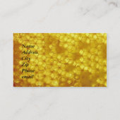 Honig-Visitenkarten Visitenkarte (Rückseite)