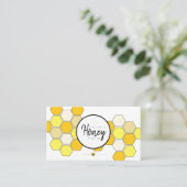 Honig-Visitenkarten Visitenkarte (Stehend Vorderseite)