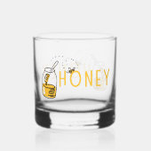 Honig Whiskey Glas (Rückseite)