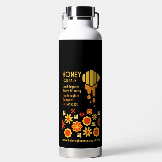 Honig zum Verkauf Trinkflasche (Vorderseite)
