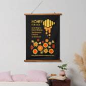 Honig zum Verkauf Wandteppich Mit Holzrahmen (Schlafzimmer)