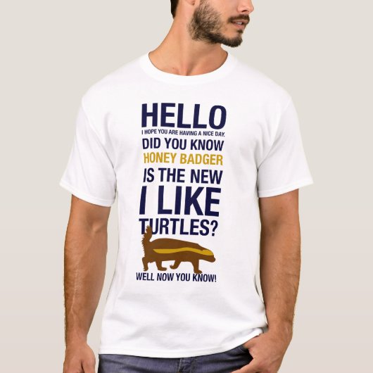 Honigausweis T-Shirt (Vorderseite)