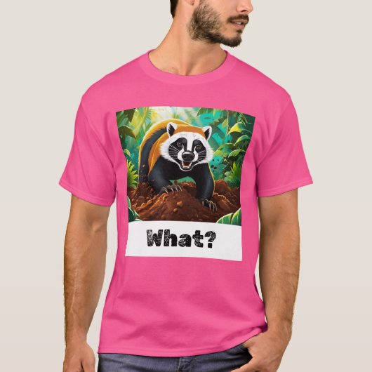 Honigbadger - was? T-Shirt (Vorderseite)