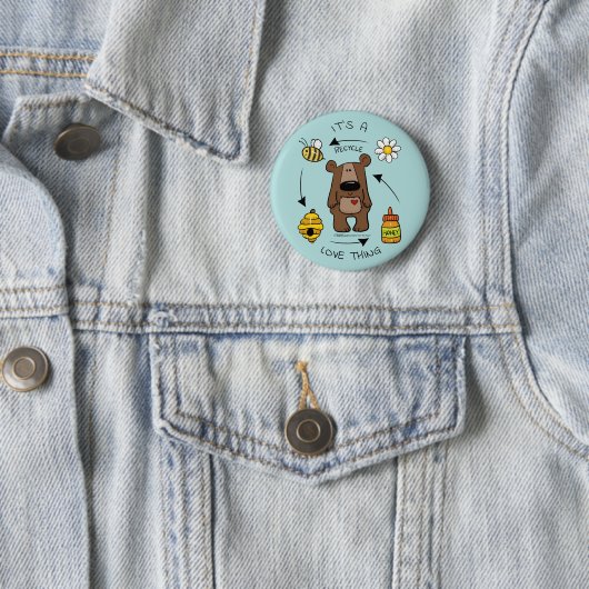 Honigbär - das Recycling Button (Beispiel)