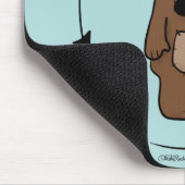 Honigbär - das Recycling Mousepad (Ecke)