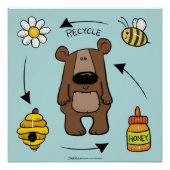 Honigbär - das Recycling Poster (Vorderseite)