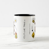 Honigbär - das Recycling Zweifarbige Tasse (Mittel)