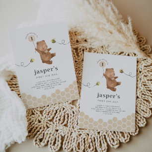 Honigbär erste Bienentageseinladung Einladung