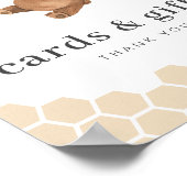 Honigbär Erste Bienentageskarten - Zeichen Poster (Ecke)