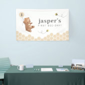 Honigbär erster Bienentag Banner (Messeveranstaltung)