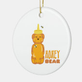 Honigbär Keramik Ornament (Links)