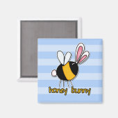 Honigbär Magnet (Vorderseite/Rückseite)