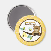 Honigbär und Hummel Bee Custom Gevor Magnet (Vorderseite/Rückseite)