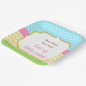 Honigbär und Hummelbiene zum Geburtstag Pappteller (Gewinkelt)