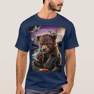 Honigbär und Schmetterlinge T-Shirt