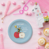 Honigbiene Apple Rosh HaShana Pappteller (Party)