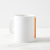 Honigbiene auf orangefarbener Blume Tasse (Vorderseite Links)