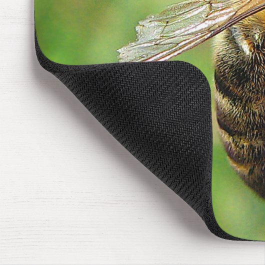 Honigbiene auf Verbene Mousepad (Ecke)