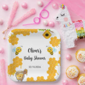 Honigbiene-Baby-Party Pappteller (Party)