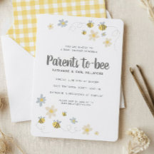 Honigbiene Baby Shower Einladung | Gingham & Gänse