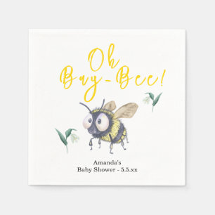 Honigbiene Baby Shower Serviette